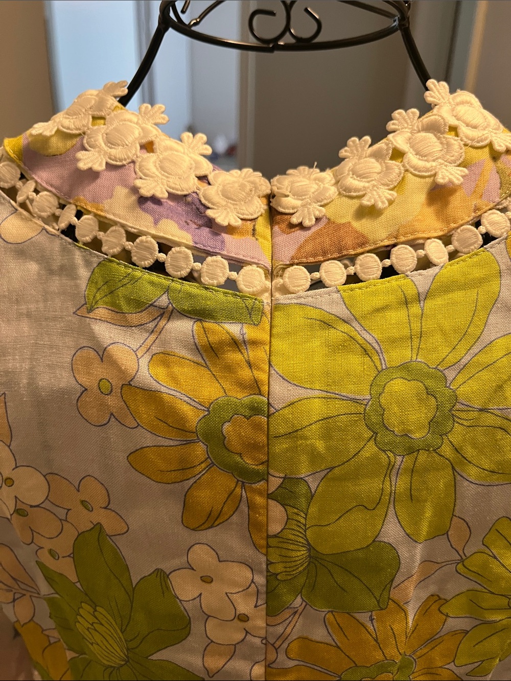 Zimmermann Pastel Floral Lace-Trim Mini Dress - Picture 7 of 12